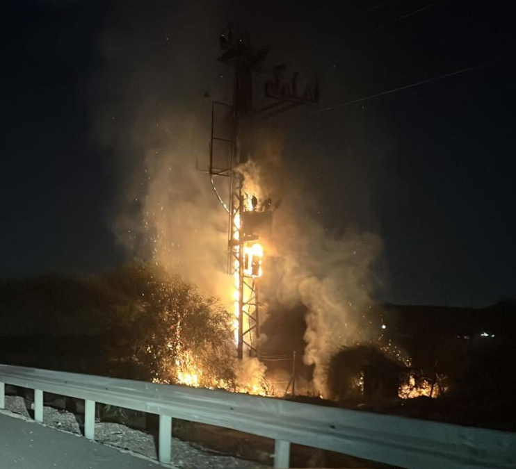 سقوط صاروخين على الأقل في مناطق مفتوحة بالقرب من الرملة 